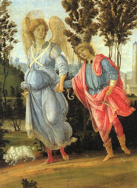 Filippino Lippi Tobias and the Angel France oil painting art